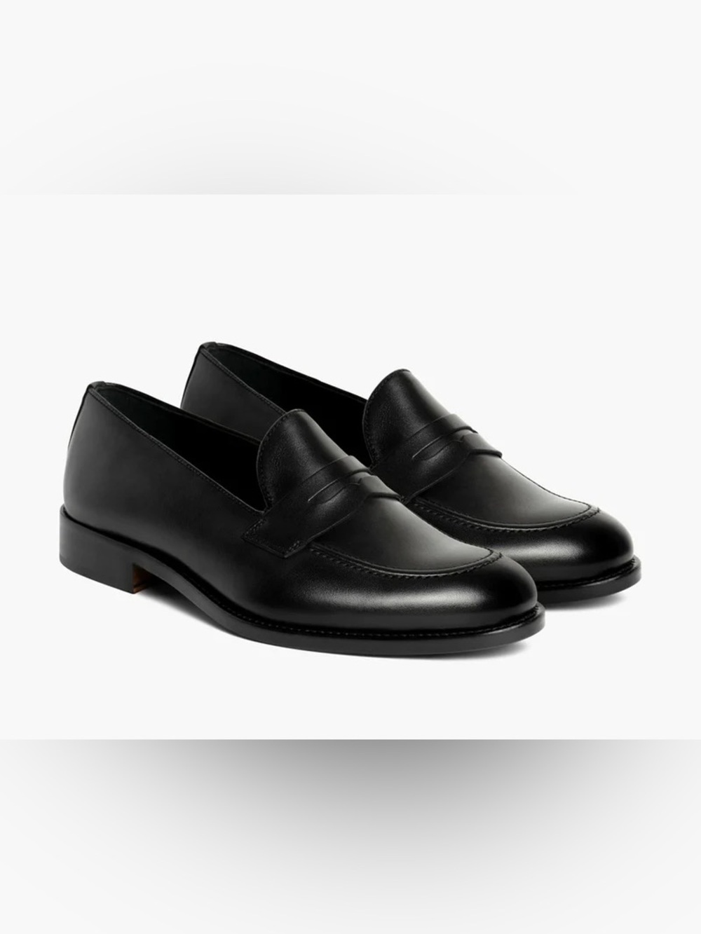 Thursday boots The Lincoln Men's Black Leather Penny Loafers 10.5